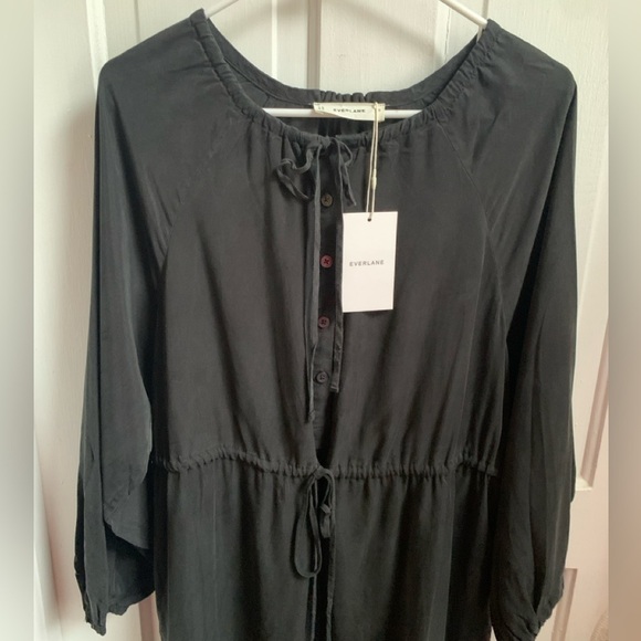 NWT Everlane Maxi Dress Black XS - Picture 8 of 13